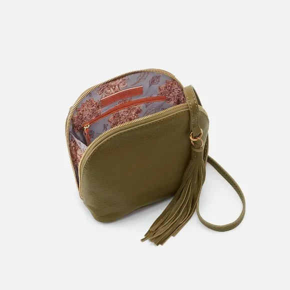 NWT New Hobo Nash Crossbody Aloe Leather Retired Rare